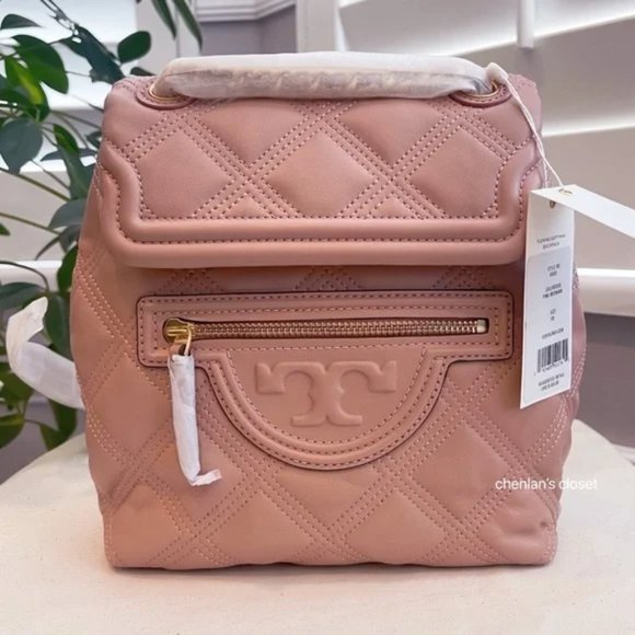 🌸NeW! Tory Burch Soft Fleming Mini Backpack - Picture 1 of 14